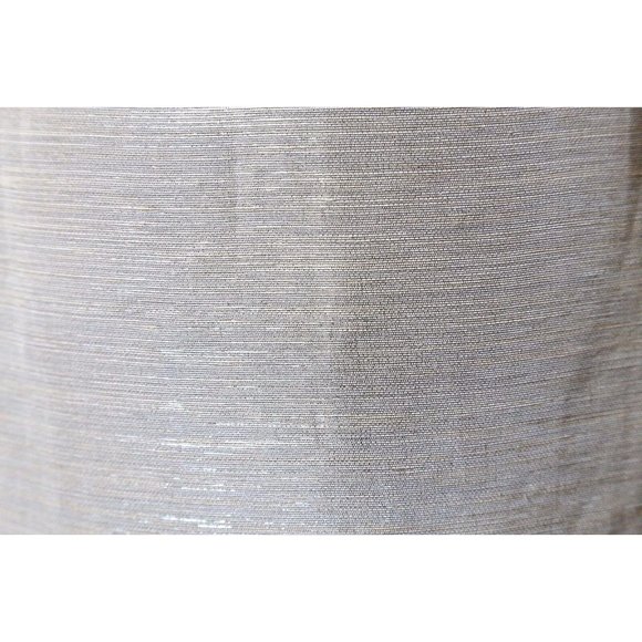 Jon by Teri Jon Metallic Silver Straight Textured Pencil Skirt 2 - Picture 3 of 5